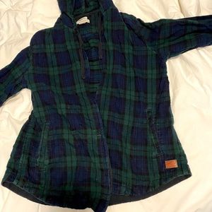 LL bean flannel hoodie